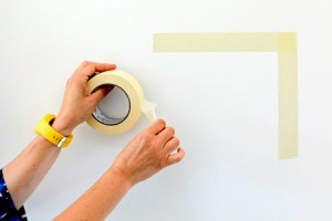 Formate entwickeln mit Kreppband
